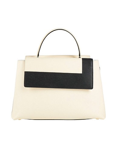 VALEXTRA Handbag Cream Leather
