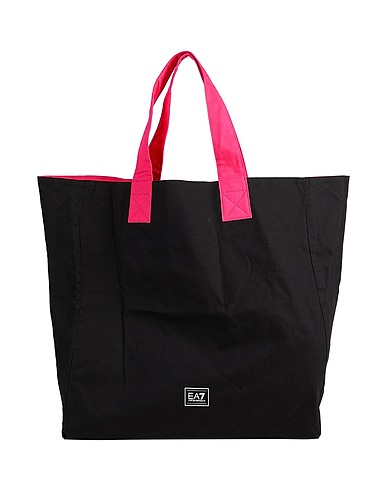 EA7 Handbag Black 100% Cotton