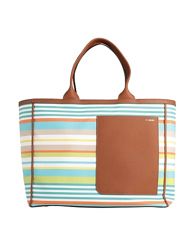 VALEXTRA Handbag Turquoise Leather