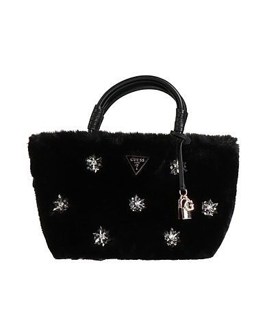 GUESS Handtasche Schwarz 100% Polyester, Polyurethan