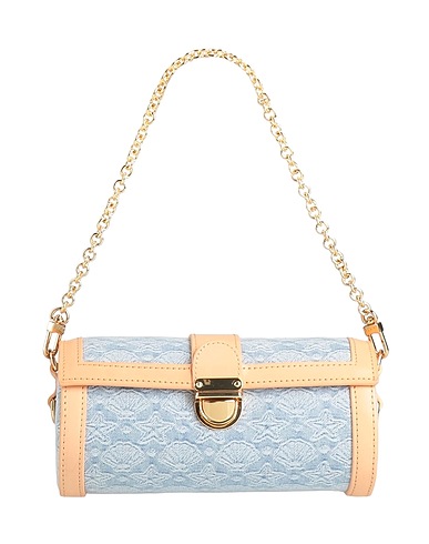 MISS SIXTY Handbag Black 100% Cotton, Cow leather