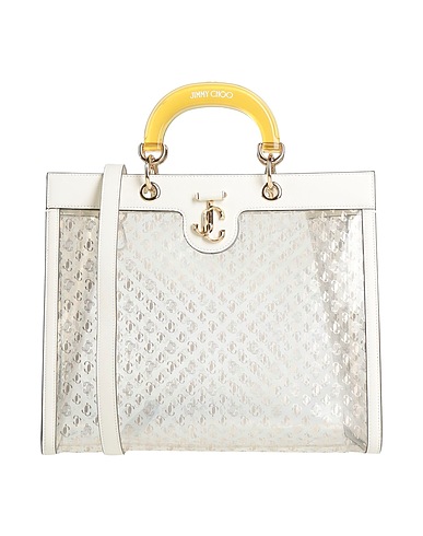 JIMMY CHOO Handbag Transparent Plexiglas®, Leather