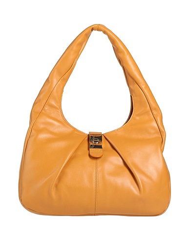 BORBONESE Borsa a mano Senape 100% Pelle