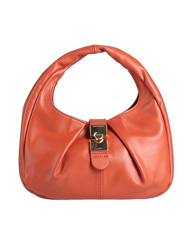 BORBONESE Handbag Tan 100% Leather