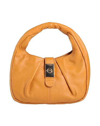 BORBONESE Handtasche Kamel 100% Leder