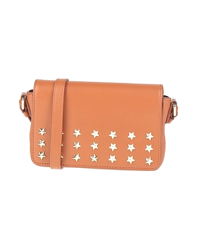 BORBONESE Across-body bag Tan 100% Leather