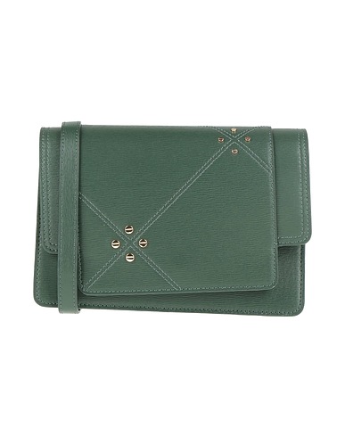 BORBONESE Borsa a tracolla Verde scuro 100% Pelle