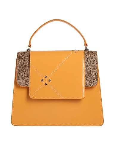BORBONESE Handbag Camel 100% Leather