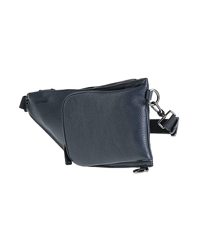 BORBONESE Rucksacks Navy blue 100% Leather