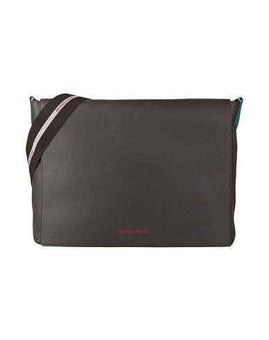 BORBONESE Across-body bag Lead 100% Leather