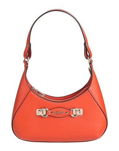 GUESS Shoulder bag Rust 100% Polyurethane