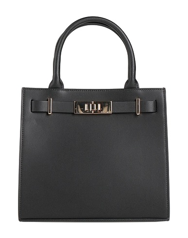 BORBONESE Handbag Black 100% Leather