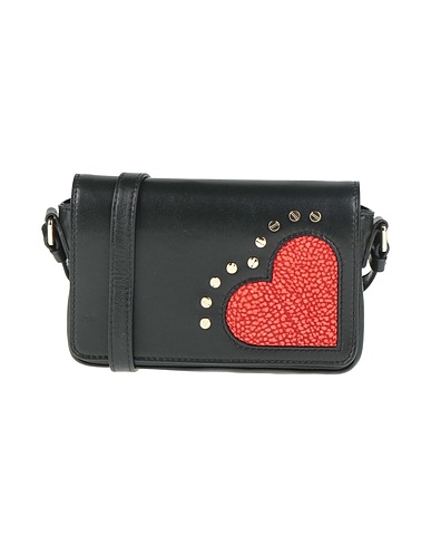 BORBONESE Cross-body bags Black 100% Leather