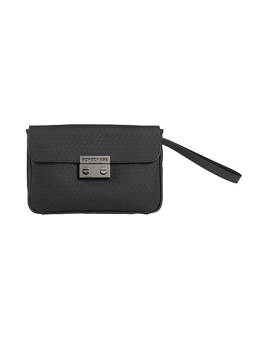 BORBONESE Handbag Charcoal Leather