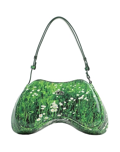 DIESEL Handbag 100% Polyurethane, Zinc alloy, Brass, Iron