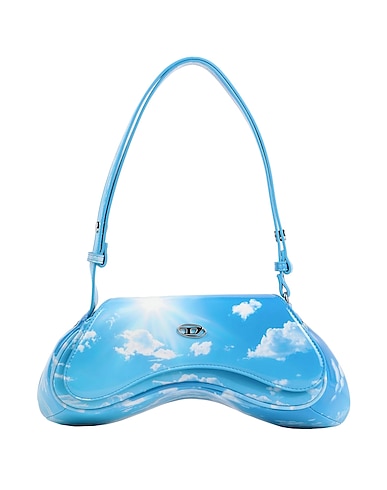 DIESEL Shoulder bag 100% Polyurethane, Zinc alloy, Brass, Iron