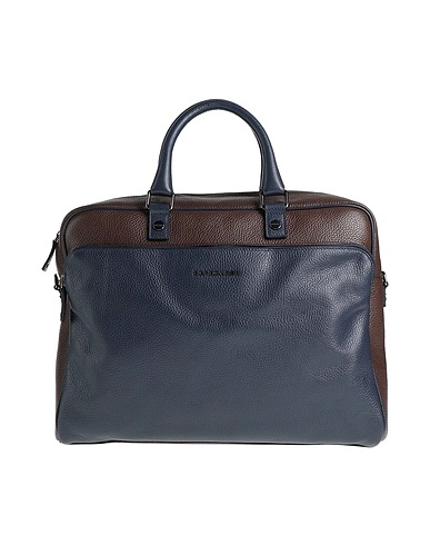 BORBONESE Handbag Dark brown 100% Leather