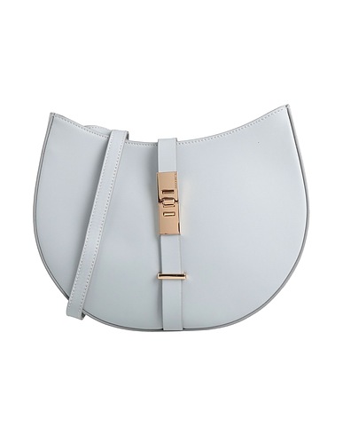 BORBONESE Across-body bag Light grey Leather
