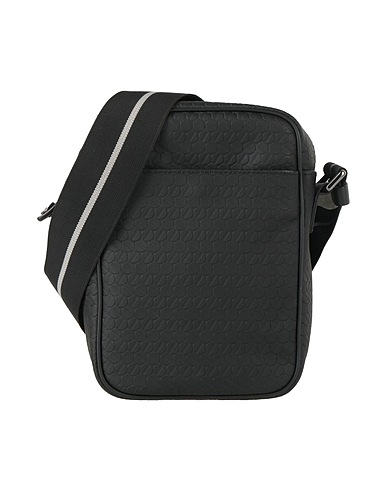 BORBONESE Across-body bag Black 100% Leather