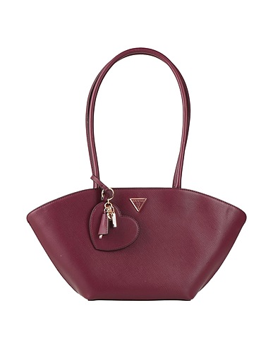 GUESS Shoulder bag Plum 100% Polyurethane