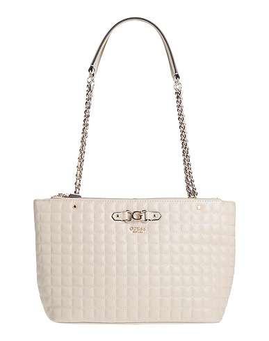 GUESS Shoulder bag Beige 100% Polyurethane