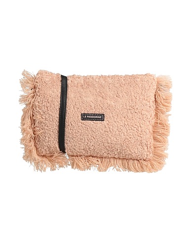 LE PANDORINE Cross-body bags Beige 100% Polyester