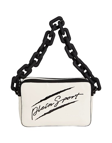 PLEIN SPORT Handbag OFF WHITE Leather