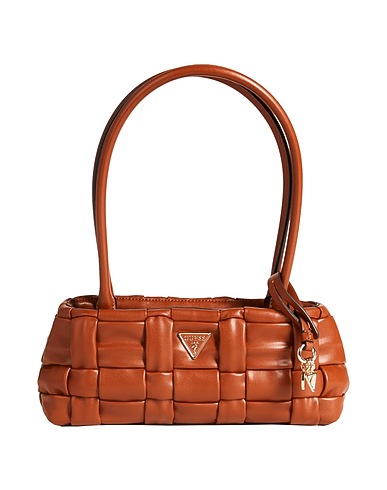 GUESS Handbag Tan 100% Polyurethane