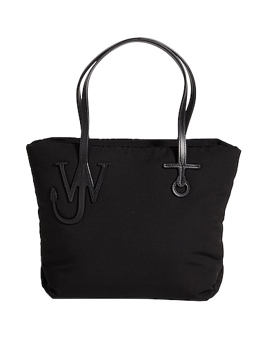JW ANDERSON Handbag Black Textile fibres, Leather