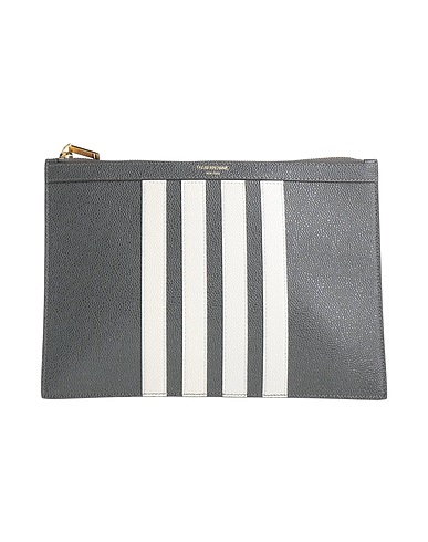 THOM BROWNE | Borsa a Mano Grigio Pelle