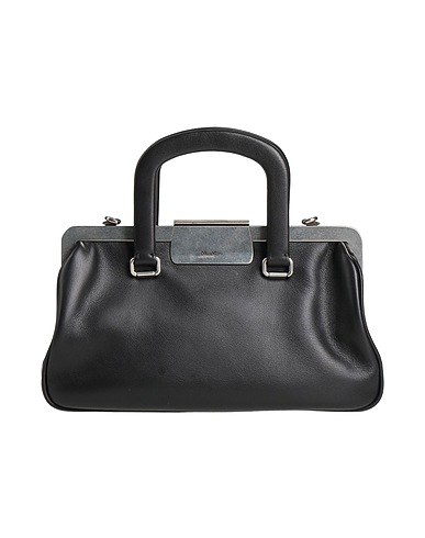 MAX MARA Handbag Black Leather, Metal