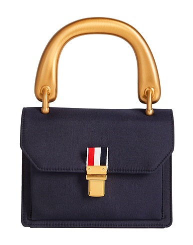 THOM BROWNE Handbag Navy blue Textile fibres