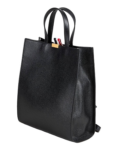 THOM BROWNE Rucksacks Black Leather
