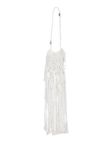 CIRCUS HOTEL Across-body bag White 100% Cotton