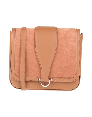 BORBONESE Cross-body bags Brown 100% Leather