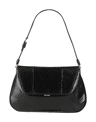 AMINA MUADDI Handbag Black Snakeskin