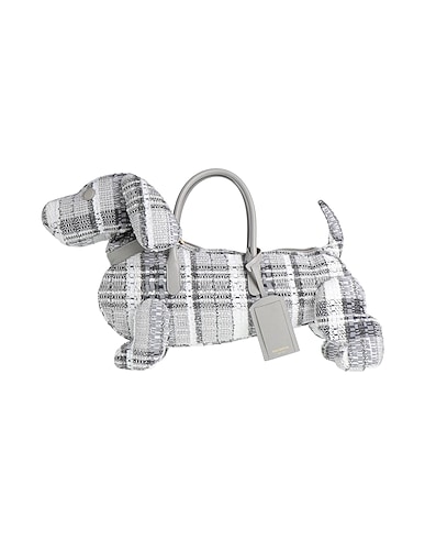THOM BROWNE Handbag Light grey Textile fibers