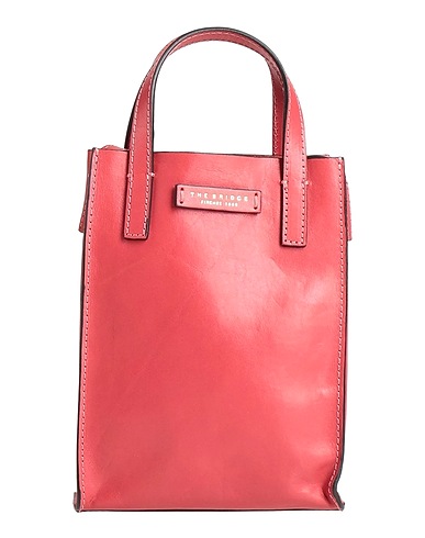 THE BRIDGE Handbag Brick red Leather