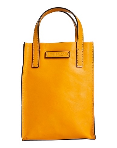 THE BRIDGE Handbag Mustard Leather