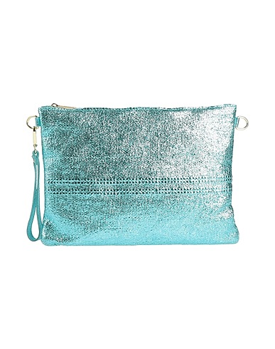 M★BRC Cross-body bags Turquoise Textile fibers