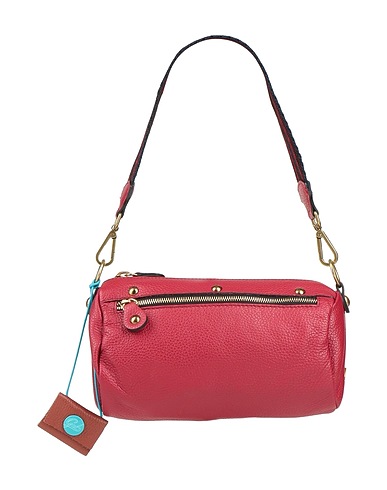 GABS Shoulder bag Brick red 100% Calfskin