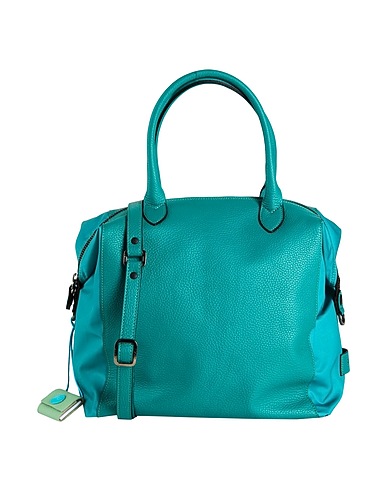GABS Borsa a mano Verde smeraldo Pelle di vitello, Cotone