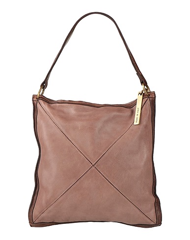 CATERINA LUCCHI Handbag GOLD Taupe Leather