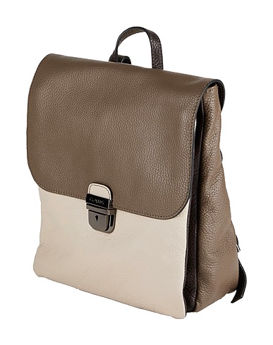 GABS Zaini Khaki Pelle di vitello