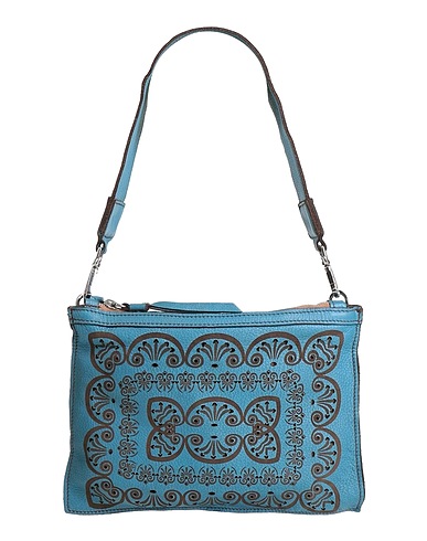 CATERINA LUCCHI Borsa a mano GOLD Azzurro Pelle di vitello