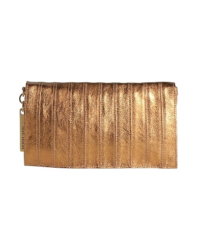 CATERINA LUCCHI Borsa a mano GOLD Bronzo Pelle di vitello