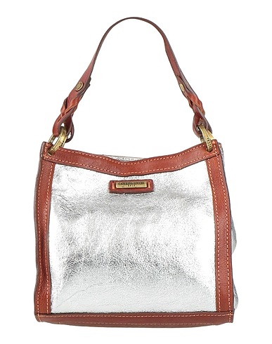 CATERINA LUCCHI Handbag GOLD Silver Calfskin
