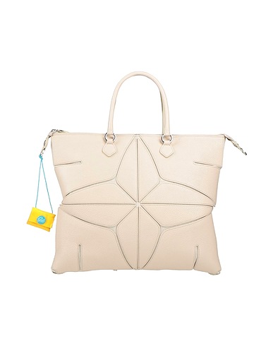 GABS Handbag Beige Calfskin