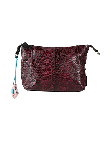 GABS Across-body bag Burgundy 100% Calfskin