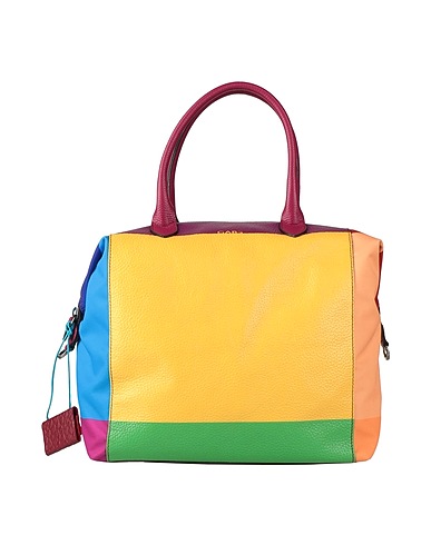 GABS Handtasche Gelb Rindsleder